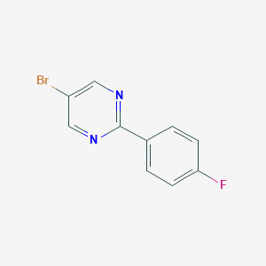 molecular formula C10H6BrFN2 B069486 5-Bromo-2-(4-fluorophenyl)pyrimidine CAS No. 183437-94-7