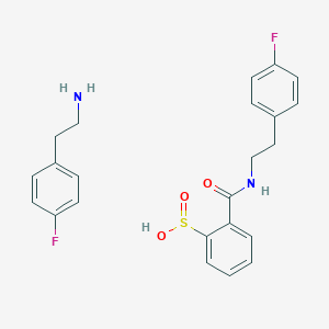 B069488 Benzeneethanamine, 4-fluoro-, 2-(((2-(4-fluorophenyl)ethyl)amino)carbonyl)benzenesulfinate CAS No. 171359-19-6