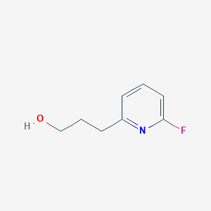 molecular formula C8H10FNO B069508 6-Fluoro-2-pyridinepropanol CAS No. 162854-31-1