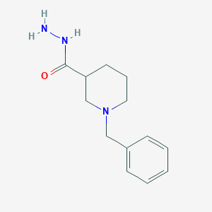 molecular formula C13H19N3O B069524 1-苄基哌啶-3-碳酰肼 CAS No. 182919-58-0