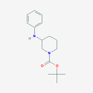 molecular formula C16H24N2O2 B069527 1-Boc-3-苯基氨基-哌啶 CAS No. 183207-67-2