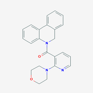 (2-morpholin-4-ylpyridin-3-yl)-(6H-phenanthridin-5-yl)methanone