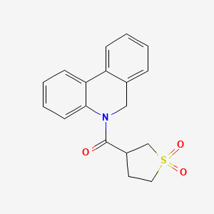 (1,1-dioxothiolan-3-yl)-(6H-phenanthridin-5-yl)methanone