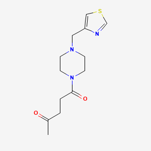 1-[4-(1,3-Thiazol-4-ylmethyl)piperazin-1-yl]pentane-1,4-dione