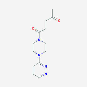 1-(4-Pyridazin-3-ylpiperazin-1-yl)pentane-1,4-dione