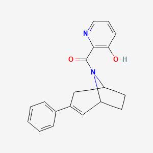 (3-Hydroxypyridin-2-yl)-(3-phenyl-8-azabicyclo[3.2.1]oct-2-en-8-yl)methanone