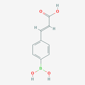 molecular formula C9H9BO4 B069611 4-(羧基乙烯基)-苯硼酸 CAS No. 159896-15-8
