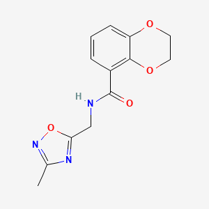 N-[(3-methyl-1,2,4-oxadiazol-5-yl)methyl]-2,3-dihydro-1,4-benzodioxine-5-carboxamide