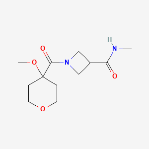 1-(4-methoxyoxane-4-carbonyl)-N-methylazetidine-3-carboxamide