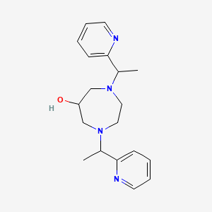 1,4-Bis(1-pyridin-2-ylethyl)-1,4-diazepan-6-ol