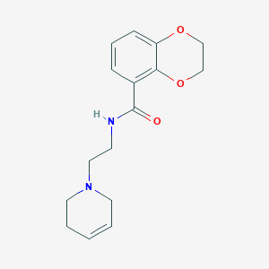 N-[2-(3,6-dihydro-2H-pyridin-1-yl)ethyl]-2,3-dihydro-1,4-benzodioxine-5-carboxamide