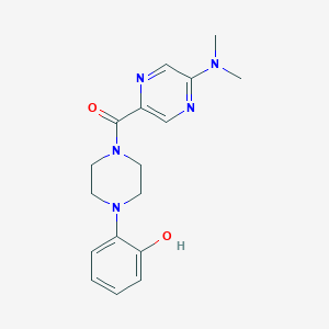 [5-(Dimethylamino)pyrazin-2-yl]-[4-(2-hydroxyphenyl)piperazin-1-yl]methanone