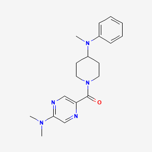 [5-(dimethylamino)pyrazin-2-yl]-[4-(N-methylanilino)piperidin-1-yl]methanone