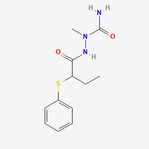 1-Methyl-1-(2-phenylsulfanylbutanoylamino)urea