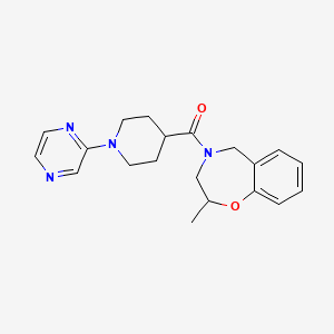 (2-methyl-3,5-dihydro-2H-1,4-benzoxazepin-4-yl)-(1-pyrazin-2-ylpiperidin-4-yl)methanone