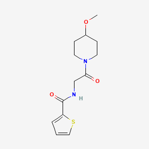 N-[2-(4-methoxypiperidin-1-yl)-2-oxoethyl]thiophene-2-carboxamide