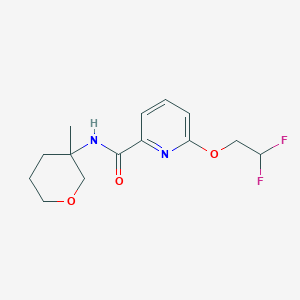 6-(2,2-difluoroethoxy)-N-(3-methyloxan-3-yl)pyridine-2-carboxamide