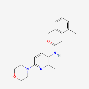 N-(2-methyl-6-morpholin-4-ylpyridin-3-yl)-2-(2,4,6-trimethylphenyl)acetamide