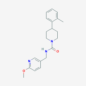 N-[(6-methoxypyridin-3-yl)methyl]-4-(2-methylphenyl)piperidine-1-carboxamide