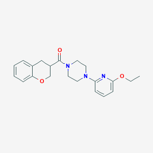 3,4-dihydro-2H-chromen-3-yl-[4-(6-ethoxypyridin-2-yl)piperazin-1-yl]methanone