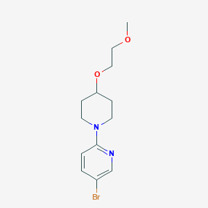 5-Bromo-2-[4-(2-methoxyethoxy)piperidin-1-yl]pyridine