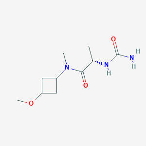 (2S)-2-(carbamoylamino)-N-(3-methoxycyclobutyl)-N-methylpropanamide