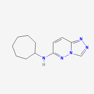 N-cycloheptyl-[1,2,4]triazolo[4,3-b]pyridazin-6-amine