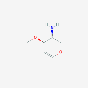 (3S,4S)-4-methoxy-3,4-dihydro-2H-pyran-3-amine