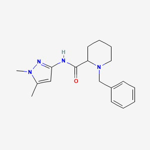 1-benzyl-N-(1,5-dimethylpyrazol-3-yl)piperidine-2-carboxamide