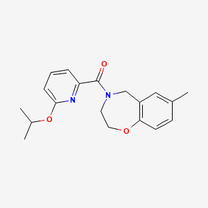 (7-methyl-3,5-dihydro-2H-1,4-benzoxazepin-4-yl)-(6-propan-2-yloxypyridin-2-yl)methanone