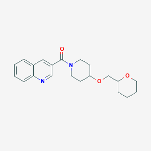 [4-(Oxan-2-ylmethoxy)piperidin-1-yl]-quinolin-3-ylmethanone