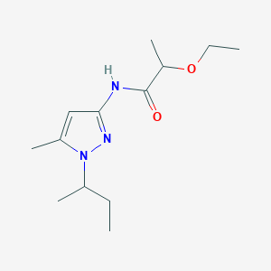 N-(1-butan-2-yl-5-methylpyrazol-3-yl)-2-ethoxypropanamide