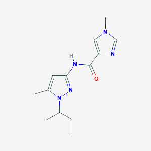 N-(1-butan-2-yl-5-methylpyrazol-3-yl)-1-methylimidazole-4-carboxamide