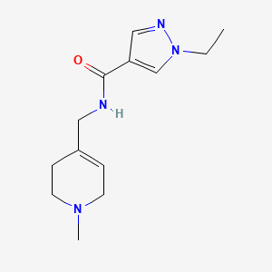 1-ethyl-N-[(1-methyl-3,6-dihydro-2H-pyridin-4-yl)methyl]pyrazole-4-carboxamide