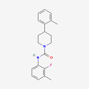 N-(2-fluoro-3-methylphenyl)-4-(2-methylphenyl)piperidine-1-carboxamide