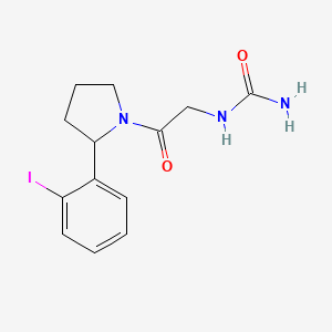 [2-[2-(2-Iodophenyl)pyrrolidin-1-yl]-2-oxoethyl]urea