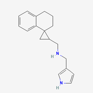 N-(1H-pyrrol-3-ylmethyl)-1-spiro[2,3-dihydro-1H-naphthalene-4,2'-cyclopropane]-1'-ylmethanamine