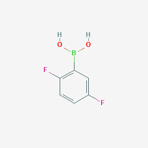 molecular formula C6H5BF2O2 B069649 2,5-二氟苯硼酸 CAS No. 193353-34-3