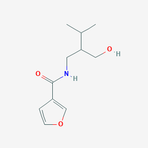 N-[2-(hydroxymethyl)-3-methylbutyl]furan-3-carboxamide