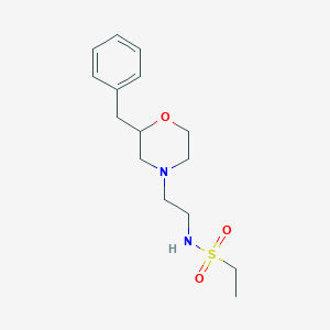 N-[2-(2-benzylmorpholin-4-yl)ethyl]ethanesulfonamide