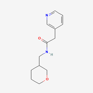 N-(oxan-3-ylmethyl)-2-pyridin-3-ylacetamide