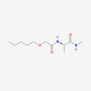 (2S)-N-methyl-2-[(2-pentoxyacetyl)amino]propanamide