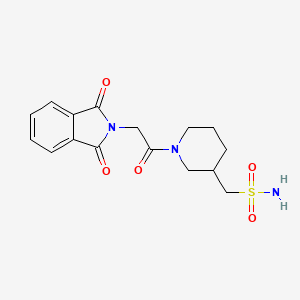 [1-[2-(1,3-Dioxoisoindol-2-yl)acetyl]piperidin-3-yl]methanesulfonamide