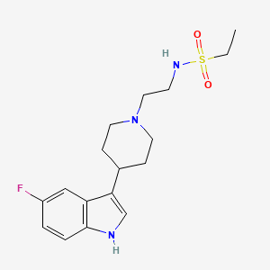 N-[2-[4-(5-fluoro-1H-indol-3-yl)piperidin-1-yl]ethyl]ethanesulfonamide