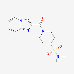 1-(imidazo[1,2-a]pyridine-2-carbonyl)-N-methylpiperidine-4-sulfonamide