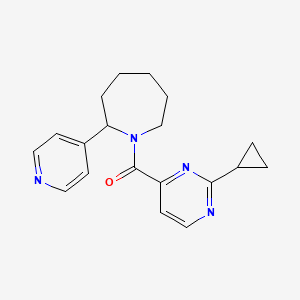 (2-Cyclopropylpyrimidin-4-yl)-(2-pyridin-4-ylazepan-1-yl)methanone