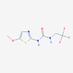 1-(5-Methoxy-1,3-thiazol-2-yl)-3-(2,2,2-trifluoroethyl)urea