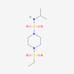 4-ethylsulfonyl-N-propan-2-ylpiperazine-1-sulfonamide