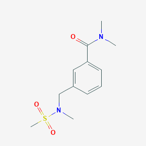 N,N-dimethyl-3-[[methyl(methylsulfonyl)amino]methyl]benzamide