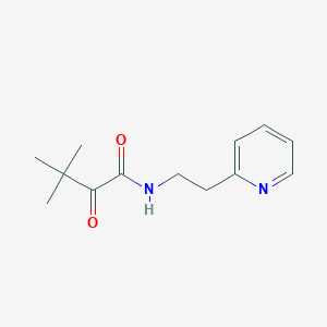 3,3-dimethyl-2-oxo-N-(2-pyridin-2-ylethyl)butanamide